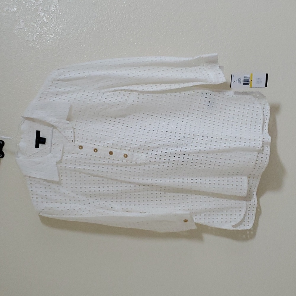 NWT Tommy Hilfiger Eyelet Top, Women's sz. Medium